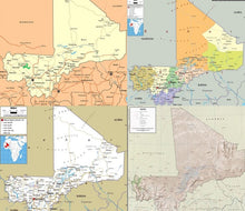 Load image into Gallery viewer, Country Print Out Map
